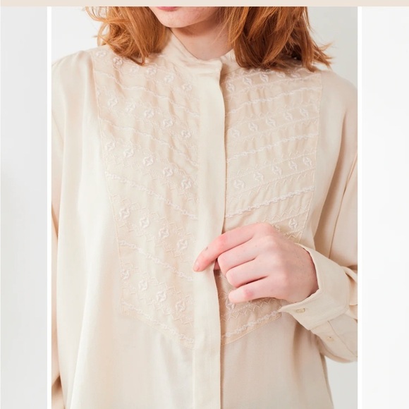 ISABEL MARANT ÉTOILE Britten Blouse in Ecru 🤍 BRAND NEW with Tags - Picture 8 of 16